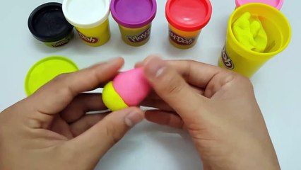 Play Doh With Me _ How To Make om Spongebob Squarepants _ Play Doh Learning Colours-d