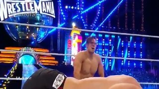 WWE Wrestlemania 2017- John Cena & Nikki vs. The Miz & Maryse