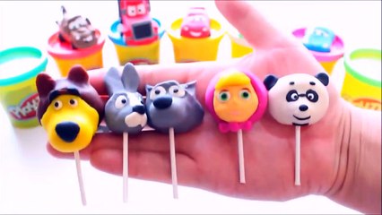 Masha and the Bear Lollipop Finger Family Nurs