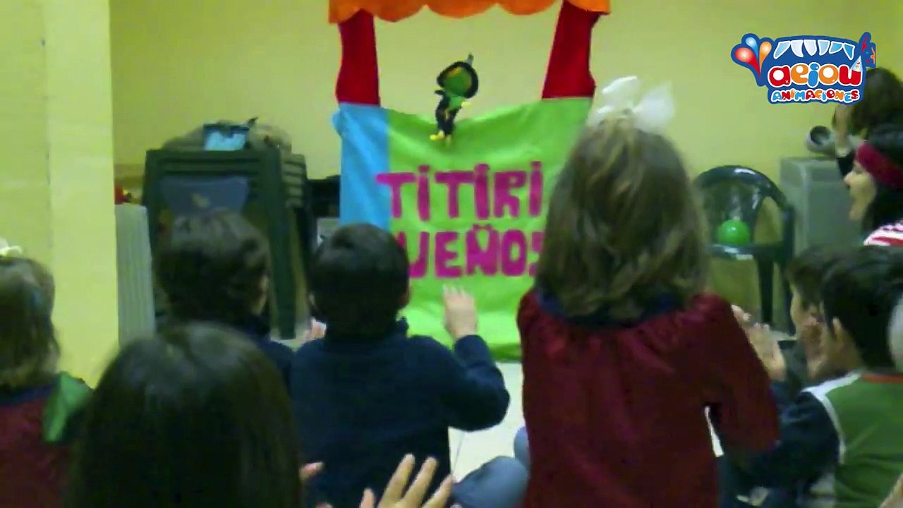 Títeres para fiestas cumpleaños infantiles, comuniones a domicilio guiñol