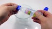 DIY Colors Glitter Slime Foam Clay Stick Icecream Learn Colors Slime Kine