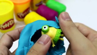 Learning Colors With Play Doh Surprise Toys for Children p3-9L4ny