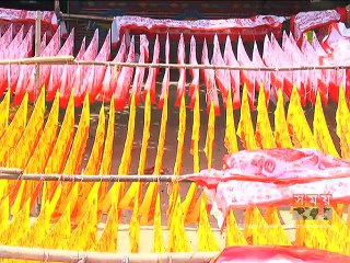 বৈশাখী শাড়ি তৈরিতে ব্যস্ত সিরাজগঞ্জের তাঁতিরা