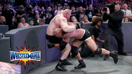 WWE Wrestlemania 2017 - Goldberg vs. Brock Lesnar in Universal Championship Match