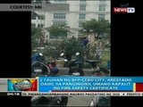 2 tauhan ng BFP-Cebu City, arestado dahil sa pangingikil umano kapalit ng fire safety certificate