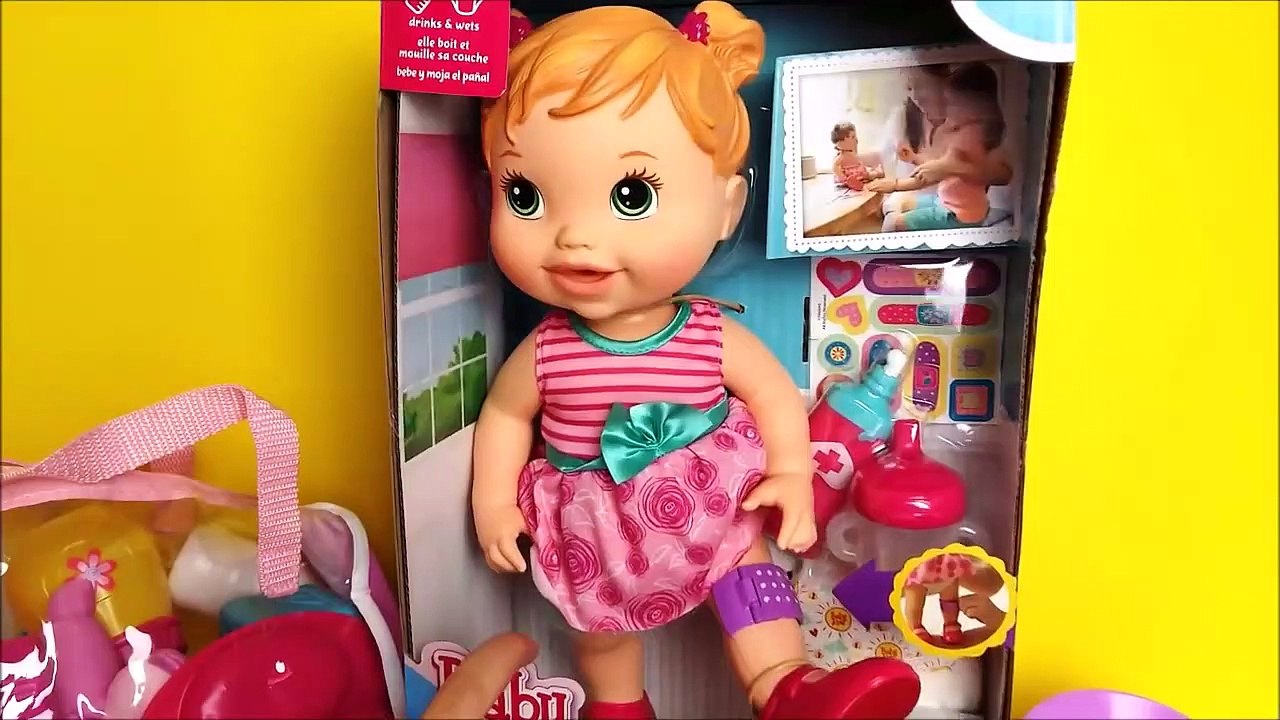 Baby Alive Boo Boo doll feeding changing diaper nap