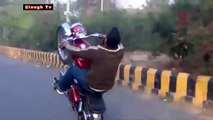 Best Indian Bike Stunt Video 2016 - Dangerous Bike Stunt By Indian On Royal Enfield 2016