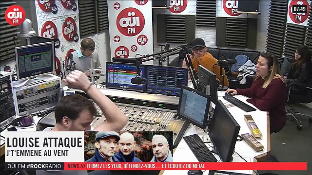 La radio OUI FM en direct vidéo /// La radio s'écoute aussi avec les yeux (2760)