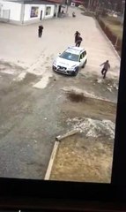 SWEDISH COPS STRUGGLE TO SUBDUE VIOLENT ASYLUM SEEKER