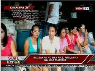 SONA: Bagsakan ng NFA rice, pinilahan ng mga mamimili