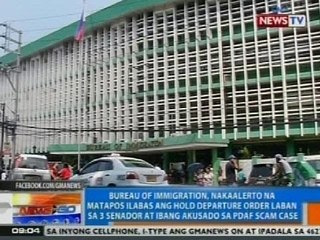 NTG: Bureau of Immigration, nakaalerto matapos ilabas ang HDO vs. 3 senador at iba pa