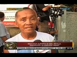 24Oras: Mga tagasuporta ni Sen. Revilla, napasugod sa kanyang bahay