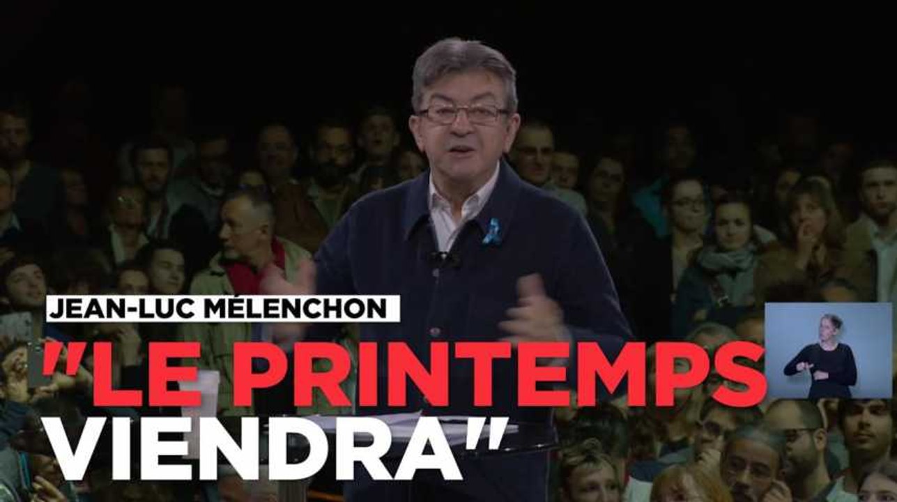 Mélenchon à Châteauroux : "Le printemps viendra"
