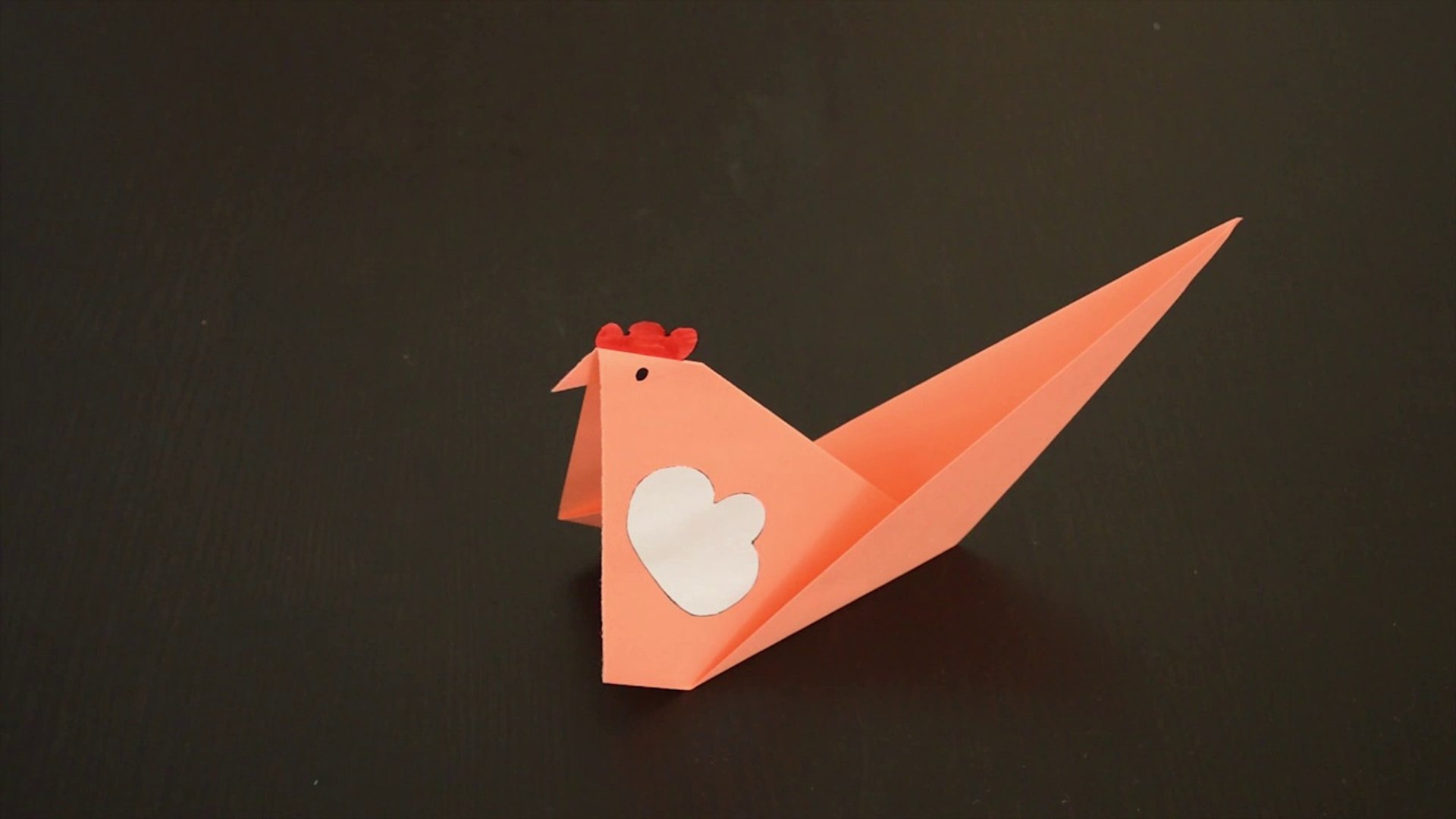 Spécial Pâques] : Faites une poule en origami - Vidéo Dailymotion
