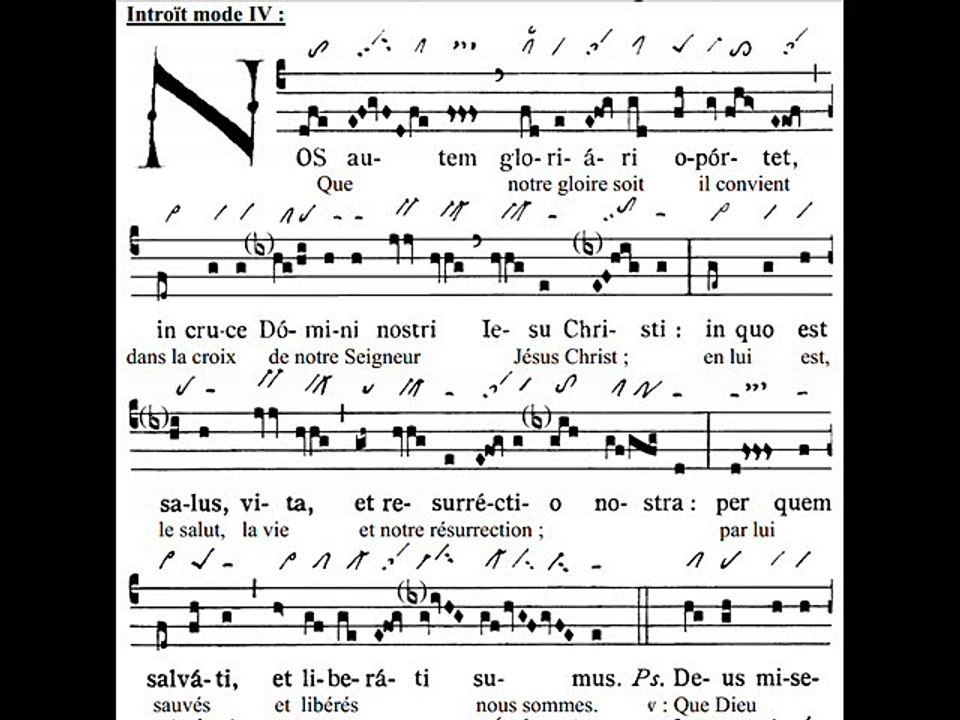 Introitus Nos autem gloriari, Cena Domini (jeudi saint)