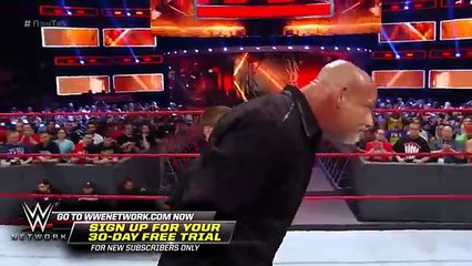 Goldberg says goodbye ... for now- Raw Talk, April 3, 2017 (WWE Network Exclusive)