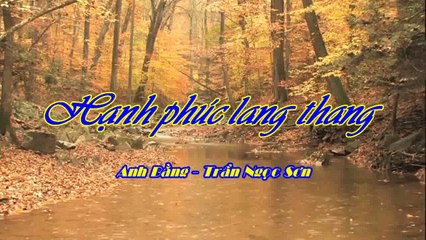 [Karaoke] HẠNH PHÚC LANG THANG - Anh Bằng & Trần Ngọc Sơn