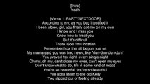 Drake feat. PARTYNEXTDOOR - Since Way Back (Lyrics) __ More Life (2017)
