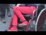 Napoli - Disabili in piazza contro i tagli all'assistenza (29.03.17)