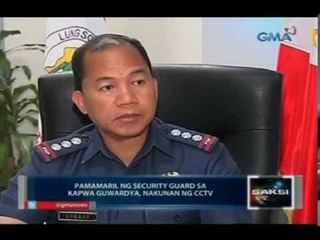 SAKSI: Pamamaril ng security guard sa kapwa guwardya sa Makati, nakunan ng CCTV