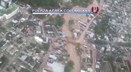 Aerial Images Show Extensive Flooding in Mocoa