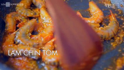 VnExpress | Ẩm thực | Béo ngậy tôm sốt bơ tỏi