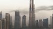Thick Smoke Fills the Sky of Dubai After Fire Erupts Near Burj Khalifa