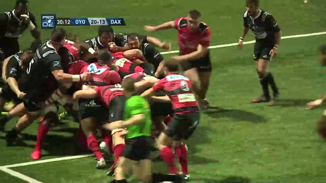 Résumé Oyonnax / Dax - 26ème journée ProD2