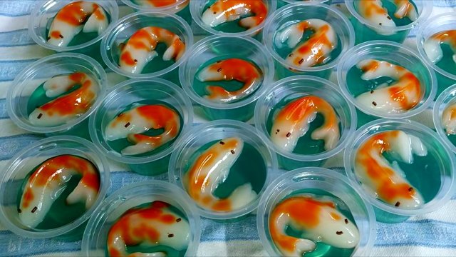 Kue Nobi ini Cara Membuat Puding Ikan Koi