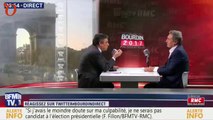 Présidentielle : moment de tension entre François Fillon et Jean-Jacques Bourdin