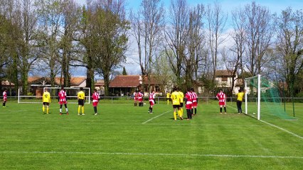 01-04-17 Challenge Trophées Sports, Quart de finale : Le coup-franc d'Andy
