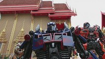 Transformers, lo último para atraer a los niños a los templos budistas