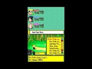 NARUTO: Path of the Ninja (Nintendo DS)- Clip 2