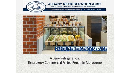 Albany Refrigeration: Emergency Commercial Fridge Repair in Melbourne