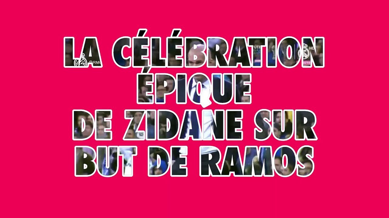 La célébration épique de Zidane sur le