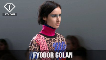 London Fashion Week Fall/WItner 2017-18 - Fyodor Golan Hairstyle | FTV.com