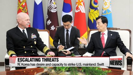 S. Korea's defense minister meets with U.S. Pacific Fleet Commander