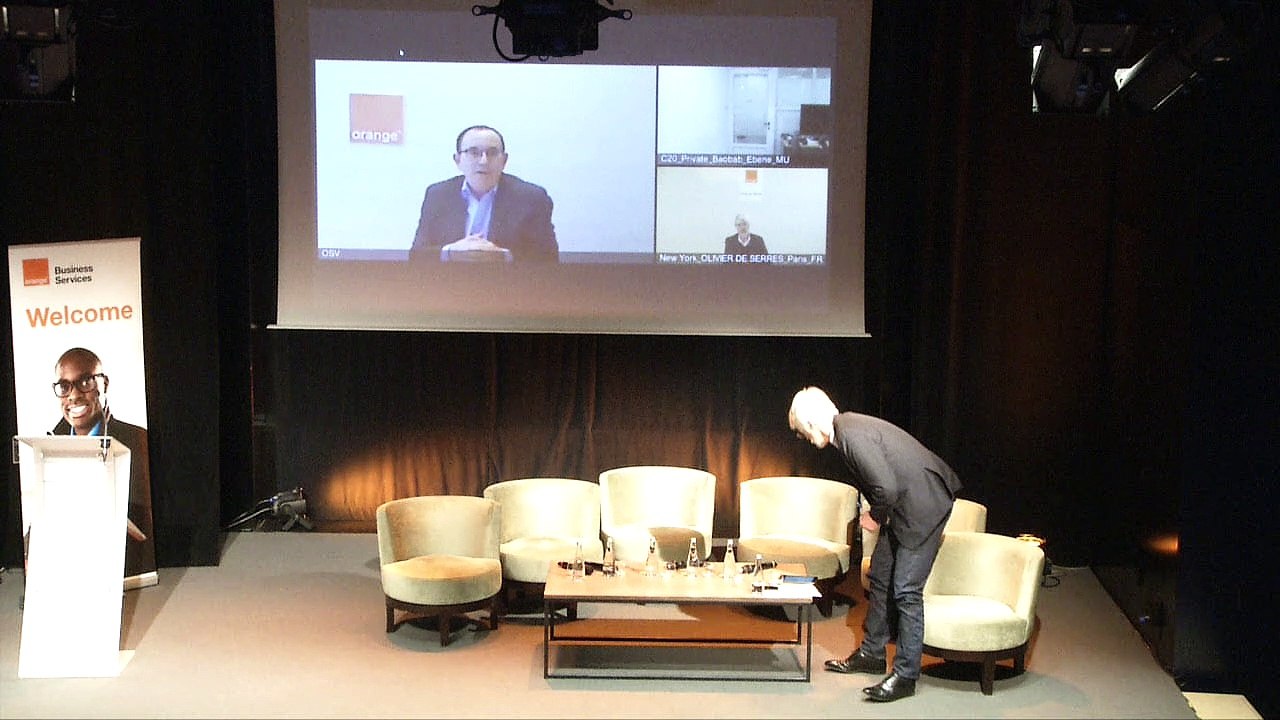 Cercle Média - Visioconférence de Georges Nahon CEO Orange Silicon Valley & Président d'Orange Institute.  4/8