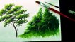 Acrylic Painting Lesson How to Paint Tree Leaves by JMLisondra