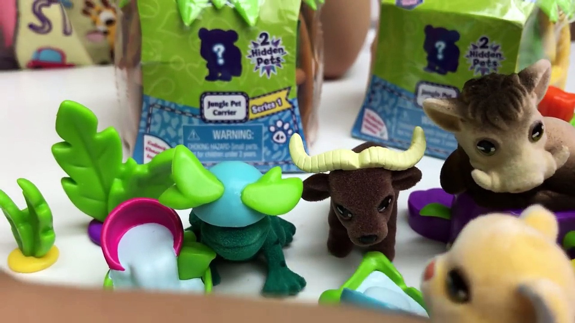 ⁣CUTE JUNGLE IN MY POCKET SURPRISE TOYS Tree House Animals Pet Toy Surprises ToysReview-Bxj4grb2FiI