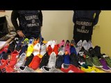 Bologna - Sequestrate 40mila scarpe contraffatte nel Centro Italia (03.04.17)