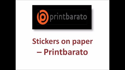 Stickers on paper – Printbarato