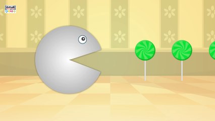 Learn Colors With Packman - Color Lollipop For Children, Kids Learning Videos - Catrack Kids