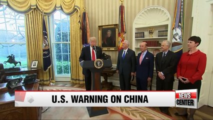 U.S. ready to tackle N. Korea alone if China doesn't act: Trump