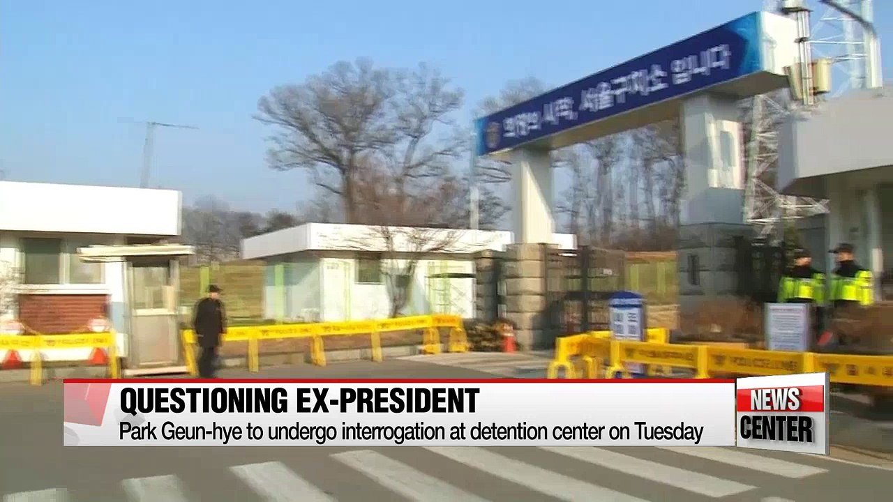 Prosecutors to question jailed ex-President Park Geun-hye on Tuesday
