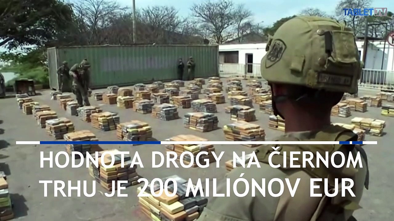 V kolumbijskom prístave zhabali 6 ton kokaínu za 200 miliónov eur
