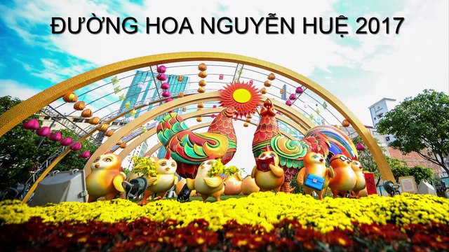 Đường hoa Nguyễn Huệ - Đinh Dậu 2017