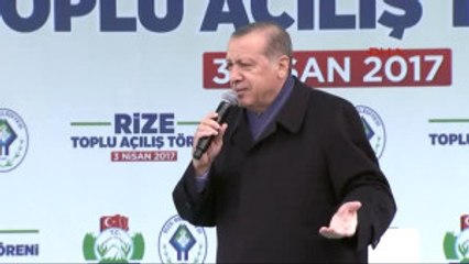 Rize Cumhurbaşkanı Erdoğan Rize'de Konuştu-6