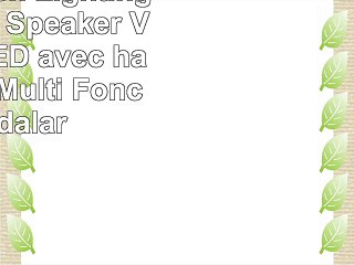 doupi Touch Lighting Bluetooth Speaker Veilleuse LED avec hautparleur Multi Fonction