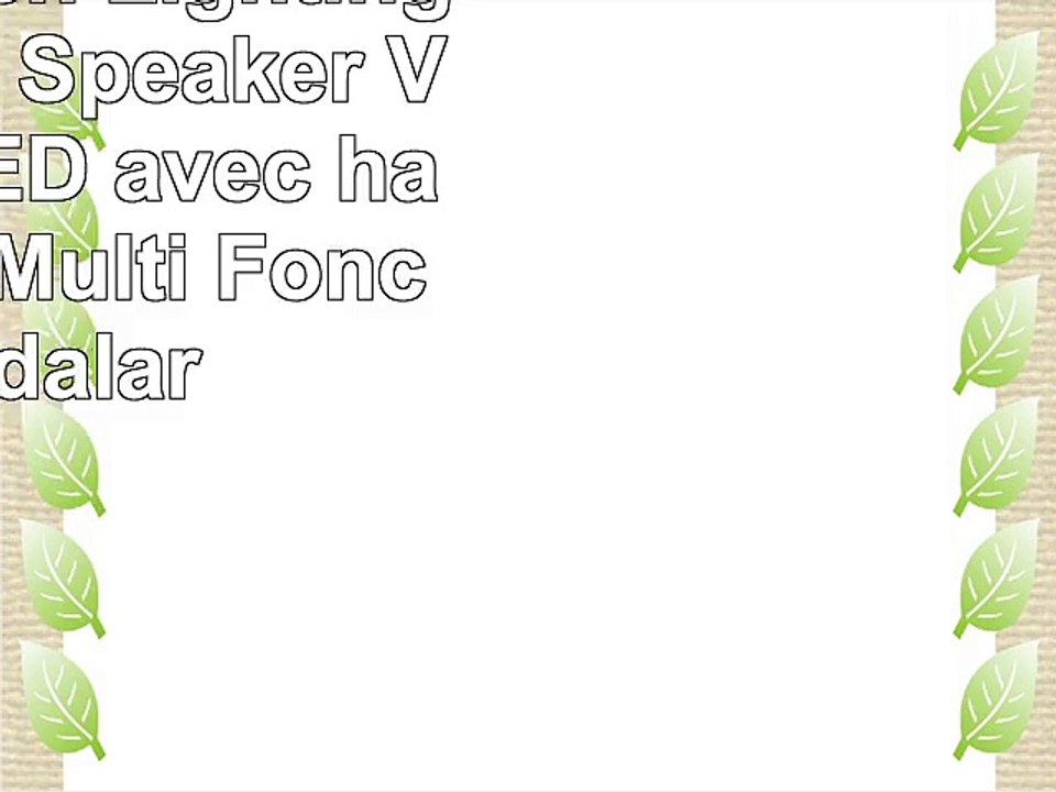 doupi Touch Lighting Bluetooth Speaker Veilleuse LED avec hautparleur Multi Fonction